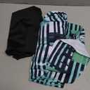 MODLILY Tummy Control Womens Tankini Swimsuits, Two Piece Metal Ring Bathingh Suits, Tank Top with High Waisted Boyshorts (X-Large, Mint Green)