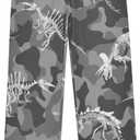 Pajama Pant Lounge Pajama Bottoms Elastic Waistband Sleepwear PJs Sleep Pants (L)