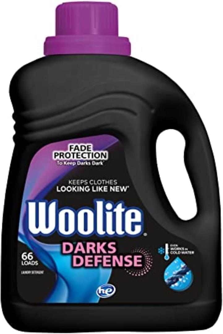 Woolite Darks Defense Liquid Laundry Detergent, 66 Loads, 100 Fl Oz, HE & Regular Washers