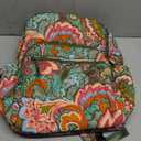 Vera Bradley Featherweight Large Bancroft Backpack, Leaf Me Not Paisley, One Size