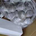 Boahaus Serena White Makeup Vanity with Mirror and 11 Lights, 7 Drawers, Glass Top, Crystal Knobs, USB-A & USB-C Ports, 110V Power Outlet, Bedroom Vanity Desk (White)