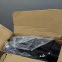 Stadium Seat for Bleachers with Back Support and Wide Padded Cushion Stadium Chair - Includes Shoulder Strap and Cup Holder (Black,2 Pack)