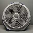 Lasko Wind Machine Fan, Air Circulator Fan with 3 Speeds, 20" Model 3300, Gray