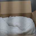 EASELAND Queen Size Mattress Pad Pillow Top Mattress Cover Quilted Fitted Mattress Protector Cotton Top Stretches up 8-21" Deep Pocket Cooling Mattress Topper (60x80 inch, White)