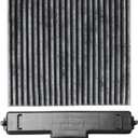 Upgraded Activated Carbon Cabin Air Filter & Filter Access Door Fits for Dodge Ram 1500 2500 3500 Dodge Avengers, caliber, Tour, Compass, Patriot, Chrysler 200,Replace#68318365AA, 68052292AA