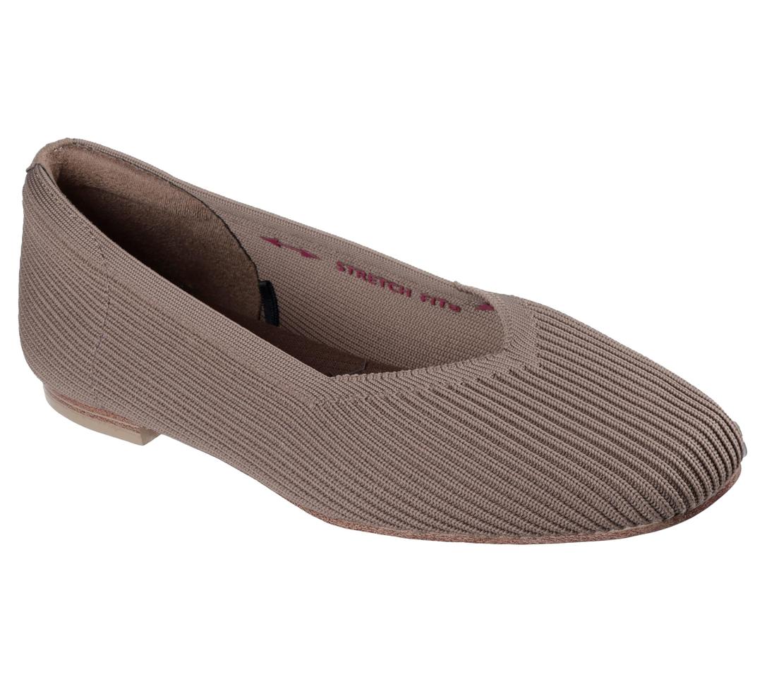 Skechers Women's Cleo Square - Blissful Soul, Mocha, 7.5