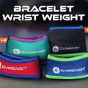 GYMENIST Wrist Weights Running Stylish Bracelet Pair of Weights Set of 2 Jogging Cardio Weight to Strengthen The Hands Forearm, 2LB