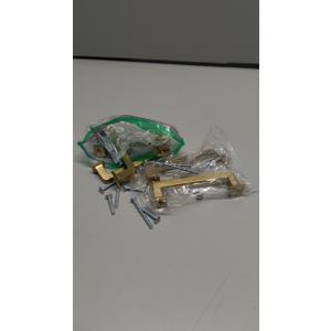 5 Pack 3-3/4 Inch Champagne Bronze Cabinet Handles Solid Zinc Alloy Pulls for Kitchen Cupboard & Drawer Hardware