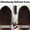 Curly Hair Brush Candybrush Curl Defining Brush for Detangling Shaping and Defining Curls for Women, Men, Wet & Dry Hair (Beige)