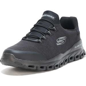 Skechers Men's Glide-Step RYLA Sneaker, Black/ Black, 8 Wide