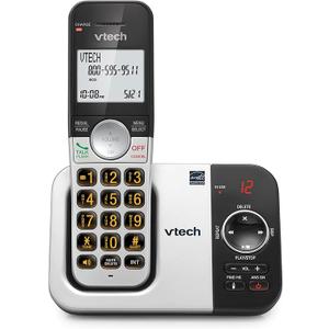 VTech VG232 Cordless Phone with Answering Machine  with Large Display FullDuplex Speakerphone Caller ID/Call Waiting Last 10 Number Redial