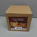 Lulu Home Christmas Lighted Boxes, Set of 3 60 LED Light Up Decor Outdoor, Light Up Christmas Boxes Present Decorations Outdoor Yard (Clear)