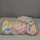 Cupocupa Duvet Cover Queen Size Set Boho Floral Pattern Queen Christmas Duvet Cover Set for Queen Size Bed Vintage Soft Bedding Leaf Print Duvet Cover with Pillowcases