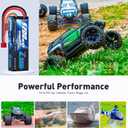 Zeee 7.4V Lipo Battery 2S 50C 5200mAh Lipos Hard Case with T Connector for RC Car Trucks 1/8 1/10 RC Vehicles(2 Packs)