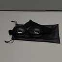 evomosa Motorcycle Goggles Vintage Pilot Goggles Retro Motocross Goggle Outdoor Eyewear Sports Glasses for Half Helmet (Black frame Clear lens)