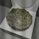 Beige Lily Lamp Shade Replacement Only 8 Inch Tiffany Style Stained Glass Lampshades, Pastoral Floral Mediterranean Lamp Shade for Chandelier Table Lamps Pendant Lamps Wall Lights,Large Hole