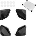 for Starlink Gen 3 Protective Stand Pads Flat Mount Compatiable with Starlink Corner Protection Pads V3 Waterproof (4 Pack) (Black)