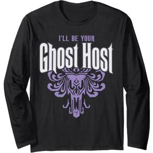I'll Be Your Ghost Host Haunted Halloween Party Long Sleeve T-Shirt (S)