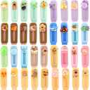 36 Pcs Retractable Erasers Cute Push Pull Pencil Eraser Kawaii Cartoon Erasers for Boys Girls Students School Supplies Stationery Office