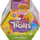 Trolls Band Together Pom Poms Keyclip Toy Figure Identified Sets - Series 2 Pack of All 6 + Bottle Travel Protector Bags Made Easy Neoprene Tote