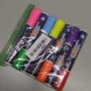 IJIANG Chalk Markers Neon 8 Colors, Jumbo Liquid Chalk Markers with 10mm 3-in-1 Tips Perfect for Blackboard Whiteboard Chalkboard and Window Cars Glass Mirror, Dry & Wet Erase Pens