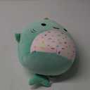 Squishmallows Original 12-Inch Sharon The Teal Shark with Party Hat + Confetti Belly - Official Jazwares Happy Birthday Plush (Medium-Sized)