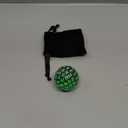 DNDND D100 Die Glitter Green 100 Sided Dice Set with Translucent Pouch for Dungeons and Dragons(Chameleon Green with White Number)