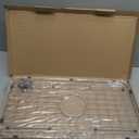 Sink Bottom Grid 24-1/8" x 12-5/8", Centered Drain with Corner Radius 1-1/2", Sink Protector for Single Bowl Kitchen Sinks