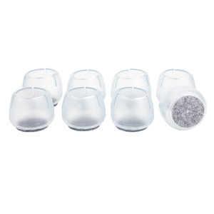 Core Kitchen Wholesale 8pc Large Round Chair Leg Protector - Grey