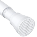 Tension Rod for Windows 28 to 48 Inch,Spring Curtain Rods No Drilling 7/8" Diameter White Tension Rods Adjustable Curtain Rods Expandable Pressure Spring Tension Rods for Closet, Doorway