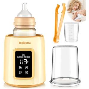 Bottle Warmer, Faster Heating Baby Milk Warmers for All Bottles with Accurate Temp Control Water Bath Tech and Auto Shut-Off, BPA-Free Multifunctional Bottle Warmer for Breastmilk and Formula