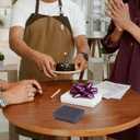 Craftdady 24pcs 3 x 2 x 1 Inch Small Gift Boxes Cardboard Jewelry Necklace Boxes Earring Pendants Boxes Black Rectangle Sponge Ring Boxes for Bracelet Jewelry Display