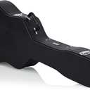 Gator Cases Traditonal Series Hard-Shell Wood Case for 6 or 12-String Dreadnought Style Acoustic Guitars, (GWE-DREAD 12)