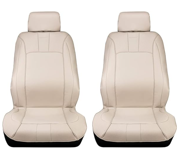 Pilot Antimicrobial 99.9% cleaner  seat covers, Beige,Cont 2 cubre asientos (4 piezas)