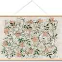 HUARCEY Extra Large Canvas Wall Art 36x54 Inch William Morris Botanical Pictures Wall Decor Retro Scroll Painting Oversized Flower Wall Hanging Nature Home Decor for Living Room, Bedroom, or Study