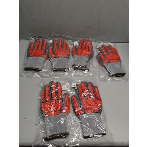 Suntec Protective Work Gloves Large 6 Pairs