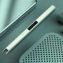 SUPRUS Electric Lighter Arc Windproof Flameless USB Rechargeable Lighter with Safety Lock for Candle BBQ Camping (Green)