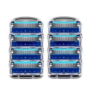 Premium 5-Blade Razor Refills  Compatible with Most 5-Blade Handles  Smooth Shaving  12 Pack