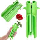 Rose Thorn Stripper Tool Thorn Remover Leaf Stripper Tool Flower Cleaner Cutter Flower Shop Gardening Floral Arrangements Clean Stem Green New Upgrades Efficient for Home Professional Florist