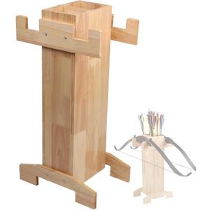 S F Wooden Arrow Holder Arrow case Arrow tube Arrow quiver Quiver arrow holder Archery bow stand Stand arrow Recurve bow stand Archery bow stand Stable archery bow stand