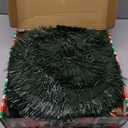 5 Ft Pop Up Christmas Tinsel Tree with Timer Warm White & Multi Color Change Lights Battery Operated Pencil Christmas Slim Tree with 25 Ball Ornaments & Star Xmas Home Indoor Holiday Decor (Green)