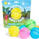 Hydroburst 6-pack Reusable Water Balloons by Relatable, For The Pool, Beach Toys And Outdoor Play Toys, Includes 6 Refillable Balloons