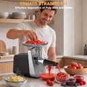 Electric Meat Grinder, Fruits & Tomato Sauce Maker with Strainer, Sausage Stuffer with Sausage Tube, 2 Blades, 3 Plates, Kubbe Kit, 2800W Max, Meat Mincer Heavy Duty for Home Kitchen