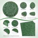 170Pcs Plastic Fake Green Grass Decorations, Serves 24