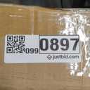 HOOBRO Dog Crate Furniture, 36.6" Heavy Duty Dog Kennel with Sliding Barn Door, Wooden Dog Cage Indoor, Decorative Side End Table for Small/Medium Dogs, Greige and Black GY162GW03G1