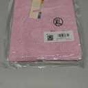Dokotoo Women's Casual Short Sleeve Loose Tunic Tops Lightweight Crochet Knit Summer Sweaters Blouses (Pink, XL)