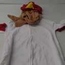 NAITOKE Adult Animal Onesie Halloween Costume Cosplay One-Piece Pajamas Women Man Teens (Small, White Red)