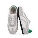 QIY Sneakers for Women Casual White Women's Fashion Sneakers Comfortable White Grey Walking Tennis Shoes Slip on Fall Cute Shoes 2026 Size 6