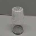 Bedside Nightstand Water Carafe and Glass Set, Night Water Carafe with Tumbler Cup, Clear Glass Mouthwash Dispenser for Bathroom, with Silicone Coaster, Heat and Cold Resistant, 18 OZ