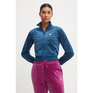 GUESS Women's Eco Couture Full Zip Sweatshirt Blue
XL